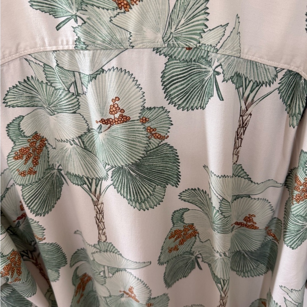 Tommy Bahama Hawaiian 100% Silk Short Sleeve Camp Shirt Size 3XL Original Fit - Picture 9 of 11